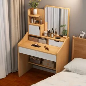 Meja Rias Kayu Minimalis dengan Cermin